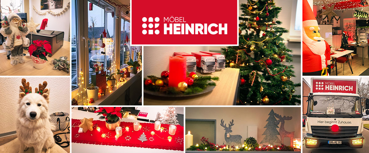Weihnachtszauber bei Möbel Heinrich.